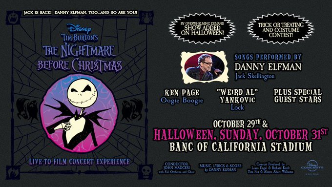 Does Mcdonalds Have Nightmare Before Christmas In Oct 2022 Tim Burton's "The Nightmare Before Christmas" Live-To-Film Concert  Experience Second Date Announced - Laughingplace.com