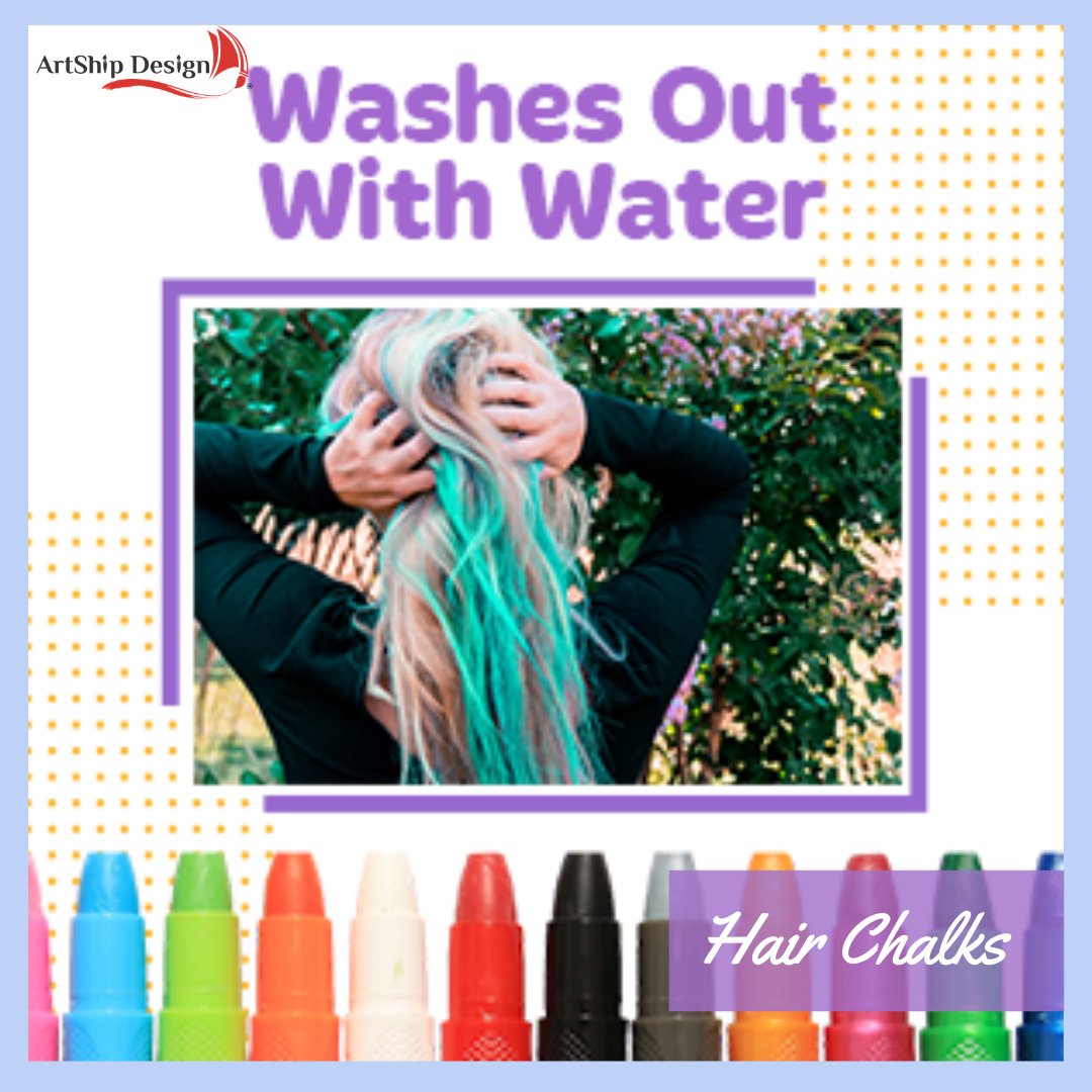 ArtshipDesign's tweet photo. Beautiful colors for your hair!

#artshipdesign #art #artist #artwork #artlovers #artlife #artshipdesignart #amazingart #painting #beautifulpainting #hairchalk #haircolor #haircolorideas #haircoloring #hairchalking #temporaryhaircolor #myhair #hairlove https://t.co/ez71HdG4Yr
