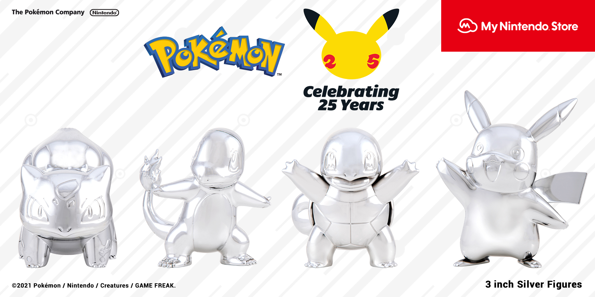 Nintendo Uk These Special Edition Pokemon25 Silver Figures Are Available Now On My Nintendo Store T Co Qtffjomy43 T Co V1mlpwc8h2 Twitter