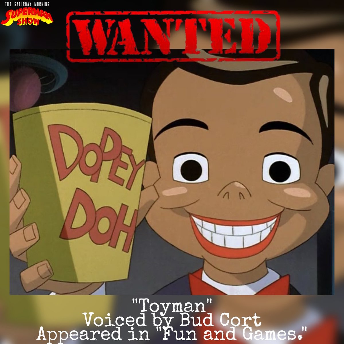 In the 4th ep of "S:TAS," Toyman makes his 1st app. He is voiced by Bud Cort.

The animated incarnation is based on the 1st Toyman from DC Comics (Action Comics 64). However his origin has been loosely changed.

#SupermanTheAnimatedSeries #SupermanTAS #SupermanTAS25 #STASonBluray