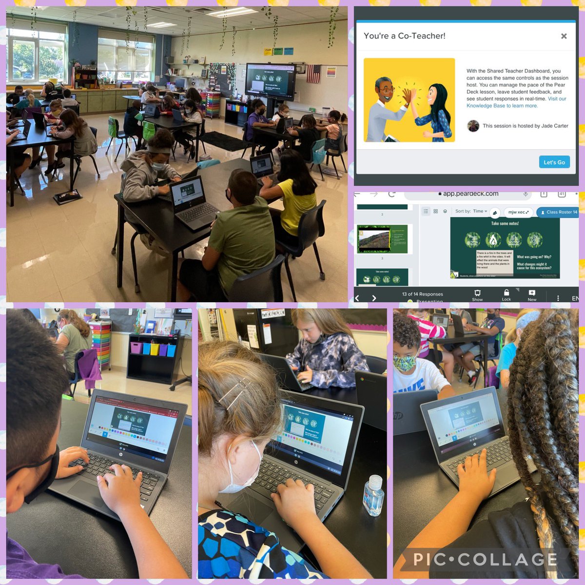 Learning is so much more fun with <a href="/PearDeck/">Pear Deck Learning</a>! 🍐 I 💜 co-teaching with <a href="/JadeCar197/">Jade Thao</a> today <a href="/T_C_Cherry/">TC Cherry Elementary</a> analyzing changes to ecosystems! 🔥🧊 🍁🪵And now students will have a digital copy of their notes. 📓 #coteach #digitalnotebook #powerup #bgisdbrightspots