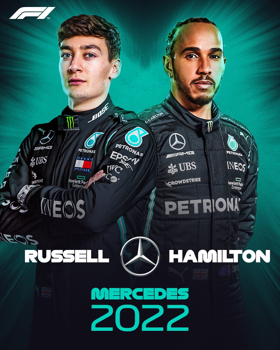 F1's tweet image. George 🇬🇧 Lewis

#F1 @MercedesAMGF1