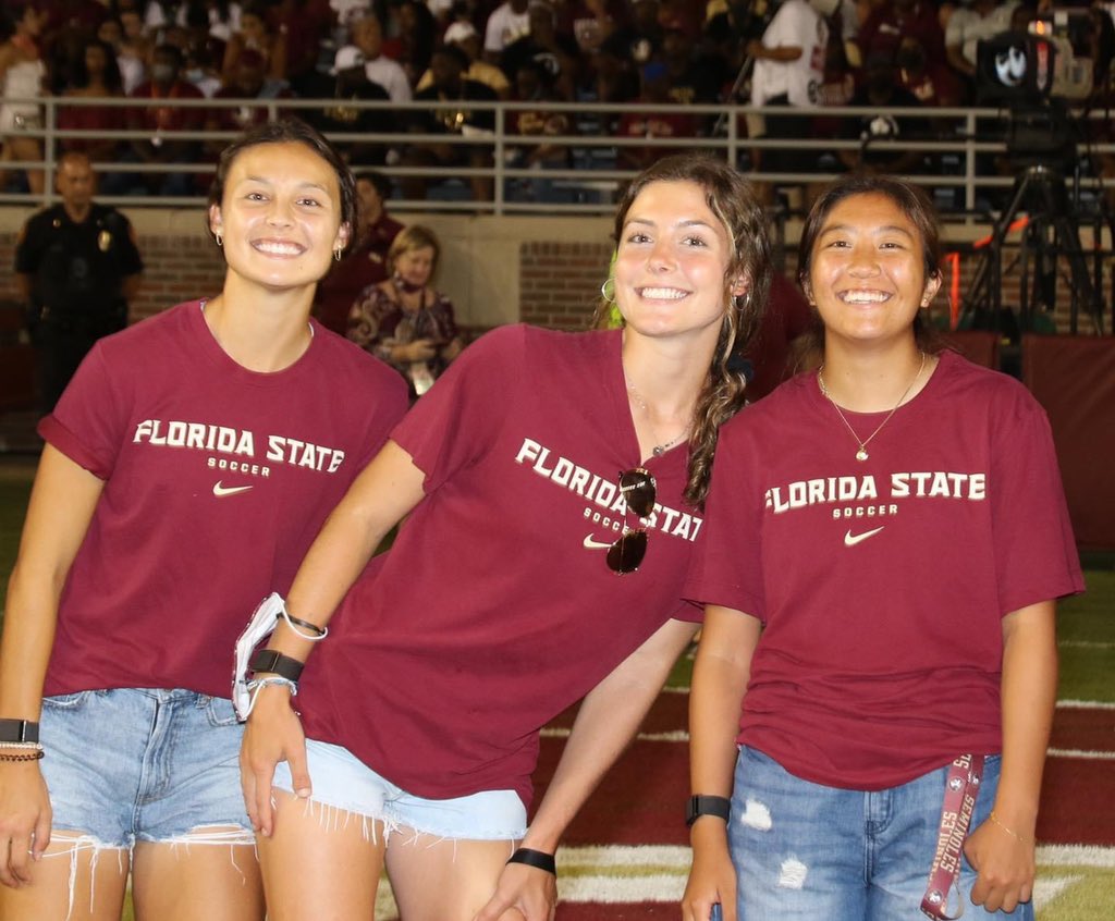 FSUSoccer's tweet photo. Thank you @FSUFootball for the shoutout at the game Sunday!
#OnTribe 🍢🔥 https://t.co/ys4CrCNFc5