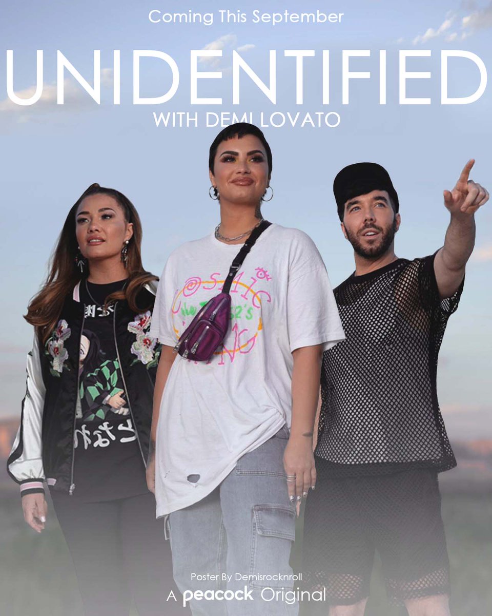 RT @demisrocknroll: unidentified with demi lovato - streaming september 30 on peacock TV. https://t.co/JIB6OikTNn