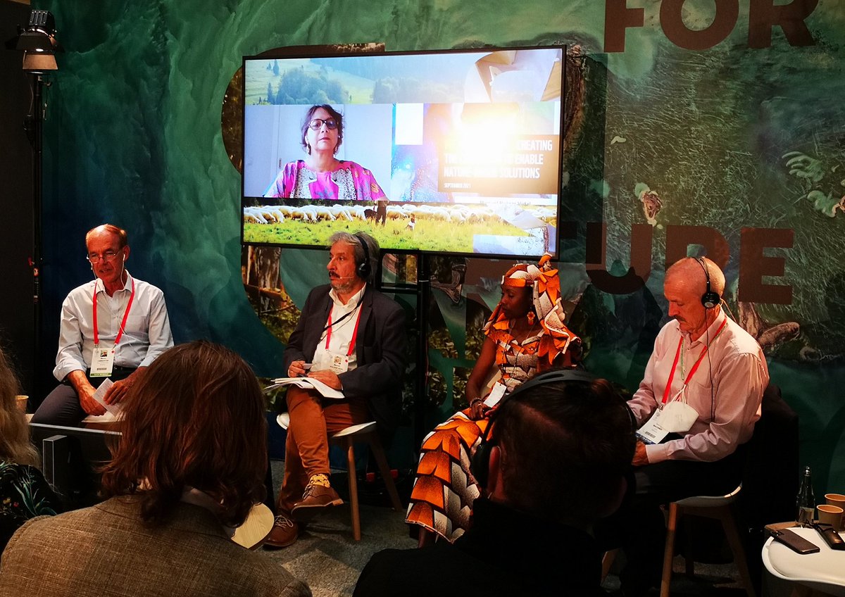 EvaHernandezH's tweet photo. #IUCNworldcongress @manupulgarvidal presents WWF's new report on Nature-based Solutions, to make sure we are all on the same page when fostering and implementing NbS. At #COP26Glasgow and #CBDCOP. Everyday. https://t.co/Q2k2mIgpFi https://t.co/gn9Utr5hc1 https://t.co/eBIsrnZqfj