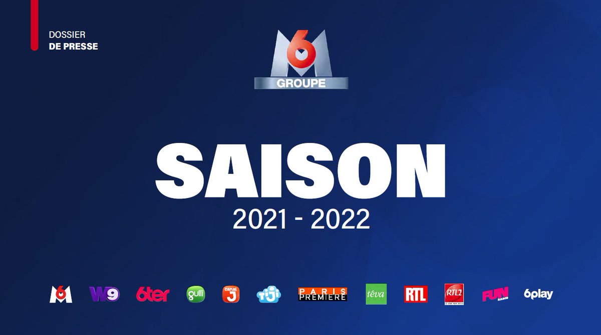 Découvrez les programmes et les émissions de nos chaines, antennes et plateformes qui marqueront la saison 2021-2022▶️bit.ly/2YuzI0J

<a href="/M6/">M6</a> <a href="/W9/">W9</a> <a href="/6ter/">6ter</a> <a href="/gulli/">Gulli</a> <a href="/ParisPremiere/">Paris Première</a> <a href="/tevalachaine/">téva</a> <a href="/RTLFrance/">RTL France</a> <a href="/RTL2officiel/">RTL2 🎸</a> <a href="/funradio_fr/">Fun Radio France</a> <a href="/6play/">Gta 6 Play</a> <a href="/GulliMax/">GulliMax</a>