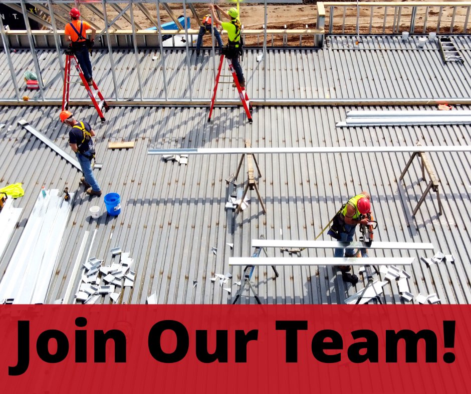 We ARE HIRING FULL-TIME General Labor Construction Positions ASAP.
 Drywall Mechanics / Drywall Finishers / Carpenters / Steel Erectors / General Laborers
 To apply, please follow the link to fill out an application:  lefrois.com/careers/
 Top Pay w/ vacation &amp; benefits #ROC