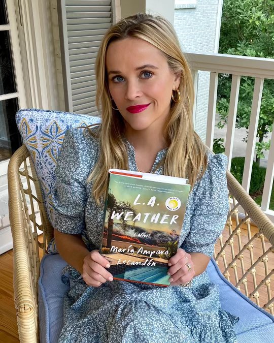 Today’s forecast: sunny with a 100% chance of drama!☀️ Our September <a href="/ReesesBookClub/">Reese's Book Club</a> pick, L.A. Weather by #MariaEscandon is a unique story that beautifully weaves together the themes of family and weather as we peel back the curtain on the Alvarados and their hidden lives. 📚✨