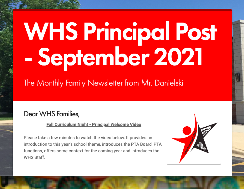 WHS Principal Post Family News-- Sept. 2021  edl.io/n1490376