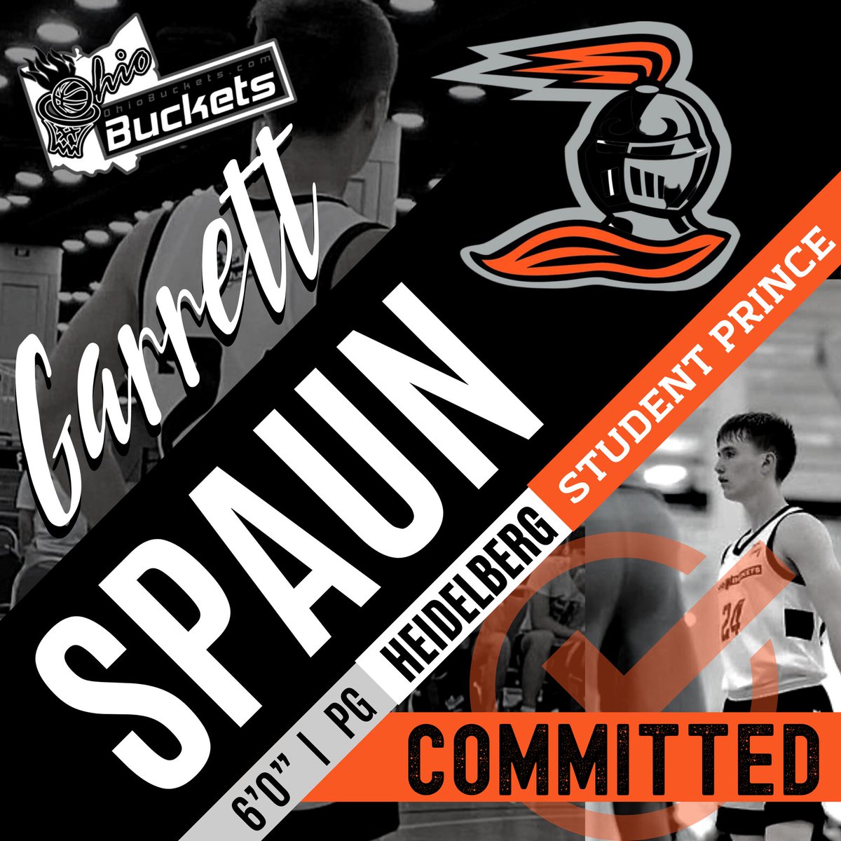 Another gone!  CONGRATULATIONS to 2022 Garrett Spaun (<a href="/SpaunGarrett/">Garrett Spaun</a>) on his commitment to The Berg (<a href="/BergMensBBall/">Heidelberg Basketball</a>)!

G is as pure of a PG as they come and will have a great career at Heidelberg.  Loved having you be a part of the #Buckethood!

<a href="/SpyReportOH/">Spy Report 🔦🏀</a> @Bacher121 <a href="/lash_coach/">Coach Lash</a>