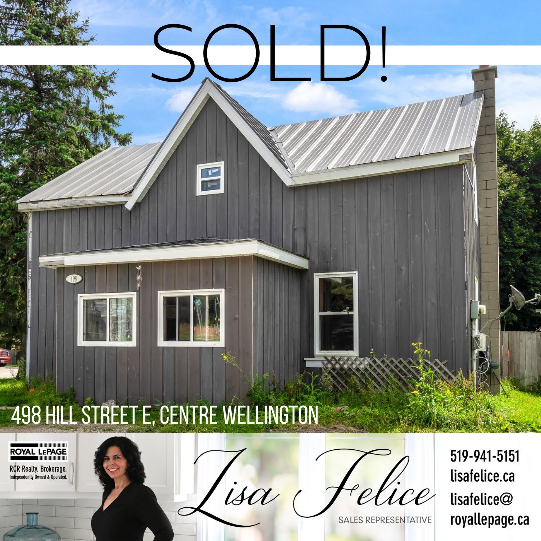 Lisa_Felice_RE's tweet photo. SOLD!! 498 Hill Street E, Centre Wellington 

 #orangeville #realestate #lisafelice #royallepage #royallepageorangeville
#award #customerservice #diamondaward #top3percent #awardofexcellence #orangeville #sold
#orangevillerealestate #fergus #fergusrealestate #centrewellington https://t.co/WYNQnzGltM