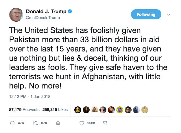 majorgauravarya's tweet image. Pakistan: Why should India be interested in Afghanistan? It does not share a border with Afghanistan…not even 1 km.

Well, neither does USA. But that didn’t stop Pakistan from taking USD 33 billion from America. 

For money, Pak can swear that US has a border with Afghanistan.