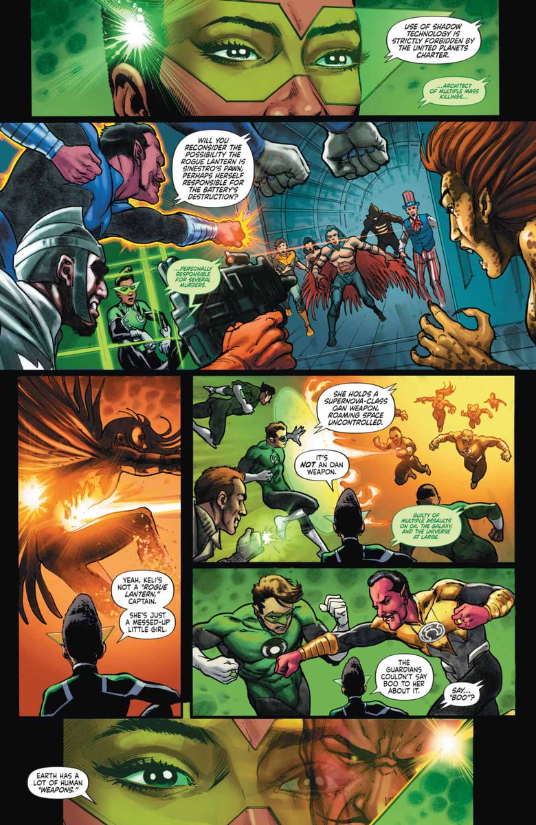SimonBowland's tweet photo. I recently had the honour of guest-lettering GREEN LANTERN #6, which is released today. It was a pleasure working with @GeoffThorne @MSantucciArt @TomRaney_art @atiyehcolors @MichaelCotton #BixieMathieu and @DCComics. https://t.co/qz8tlplGEI