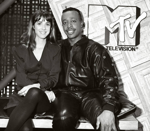 Martha Quinn & MC Hammer.