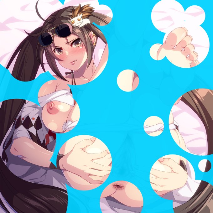 画像に含まれる肌の色の割合が高いと、センシティブなものと判断されシャドウバンされてしまう…
では他の色の割合を増やせばいい…?
それでいてエッチく見せたい…

……そうか! 