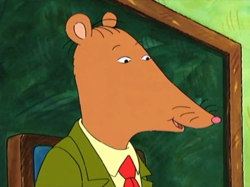 OtdQueer's tweet photo. Todays Queer Character of the day is Nigel Ratburn from Arthur! He is canonically Gay! https://t.co/asTPrvK5Zw