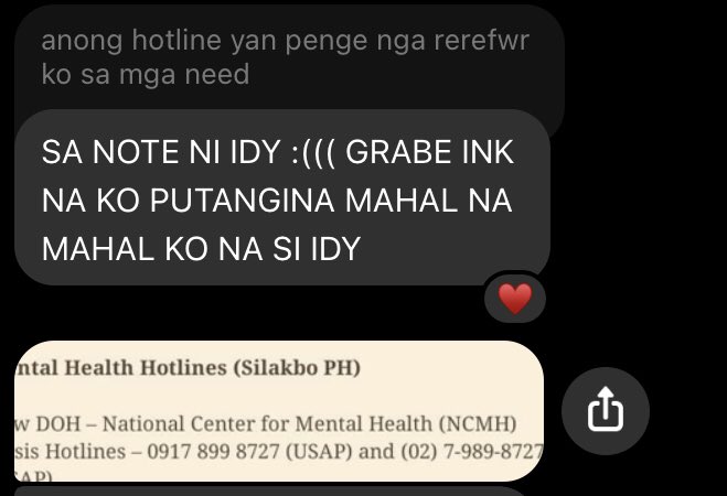 rieslys's tweet photo. hello, inks! my cousin has finally gathered her courage para magpa-consult, thanks to the hotlines on @inksteadywp 's stories. 

solene was home, chin was healed, reese was found, vina was happy, and my cousin was heard. words aren't enough to express my gratitude, thank u ate! https://t.co/n3eWNwdvl2