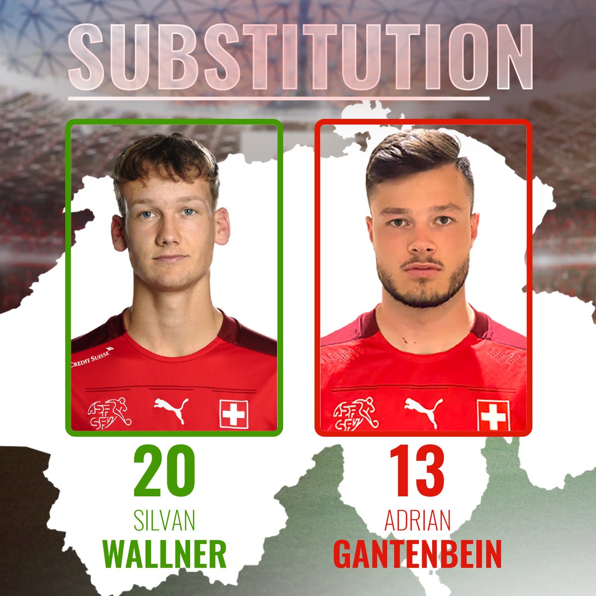 nati_sfv_asf's tweet photo. 46' 🔄
*0:2
#mission21 #U21 #GIBSUI https://t.co/8mom5SR3gJ