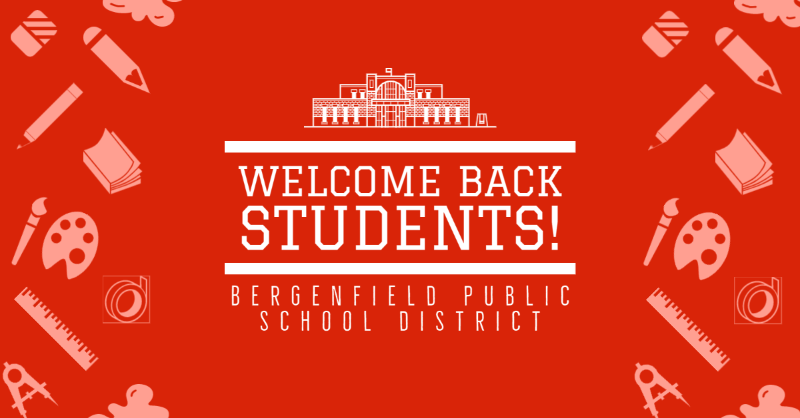BergenfieldSD's tweet photo. Welcome back, students! Wishing continued success to all as you take the next step in your academic careers. 

#SchoolsBack #BackToSchool #Bergenfield #FirstDay #NewYear #NewGrade #NewSchool #ClassOf2022 #Achieve #Dream #Learn https://t.co/Bi63VdRkRF