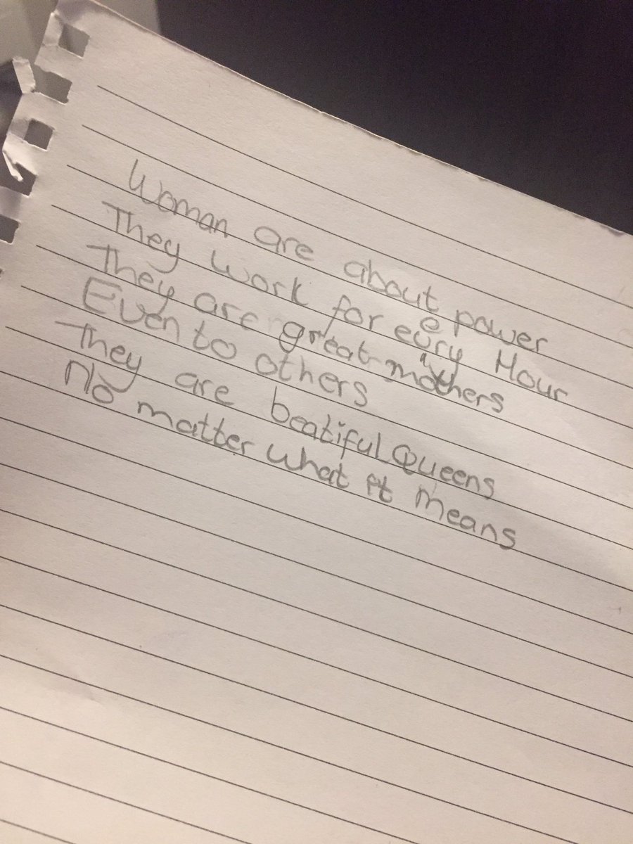 ReasonHD's tweet photo. My daughter wrote a verse today 🥺 https://t.co/9cfn5gjI0h