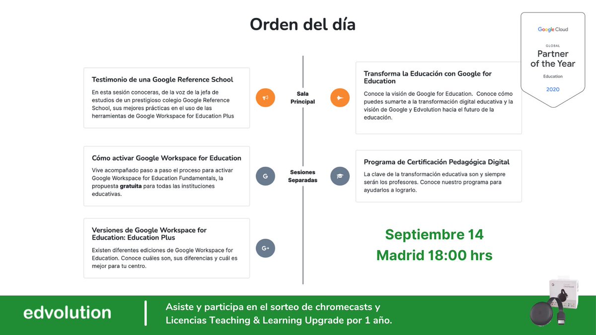 EdvolutionEs's tweet image. ¿Qué podrás experimentar en nuestro evento de #edvolutionEs? 
Conoce nuestra agenda y regístrate. ¡Estamos a pocos días!

Más información aquí: edvolution.es/transforma-tu-…