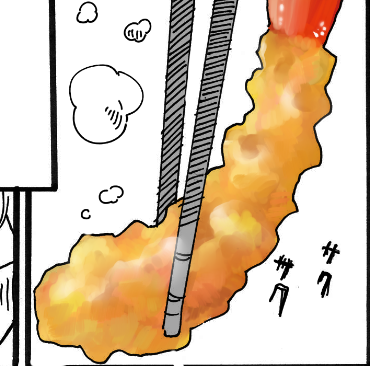 数年前に描いたてんぷらちゃん 
