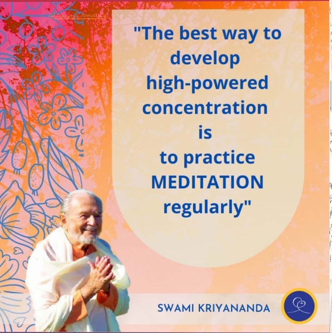 AnandaMumbai's tweet photo. Meditate to concentrate and concentrate to Meditate!!!
#anandamumbai #swamikriyananda #paramhansayogananda #ananda #spiritual #meditation #sriyukteswar #lahirimahashya #mahavtababaji #kriyayoga #krishna #JesusChrist https://t.co/OFB4SR8Sz5