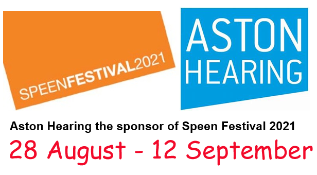 Still a lot of great events at Speen Festival 2021 between now & Sunday 12 Sept. Once again many thanks to the sponsor Aston Hearing Services find details to go to at  speenfestival.org