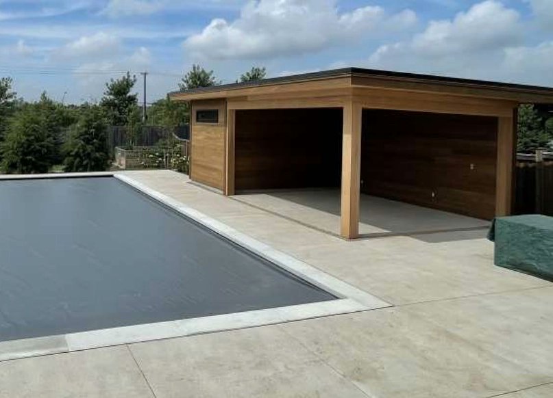 Cannonball! 🤭

A pool house can be the centrepiece of any backyard when using our luxurious <a href="/tantimber/">Tantimber</a> thermo-treated ash! Available in 1x4/1x6 v-joint or 1x6 reveal, add some style poolside with Tantimber!

Designed by Summerwood Products

#WoodWednesday #decking #cladding
