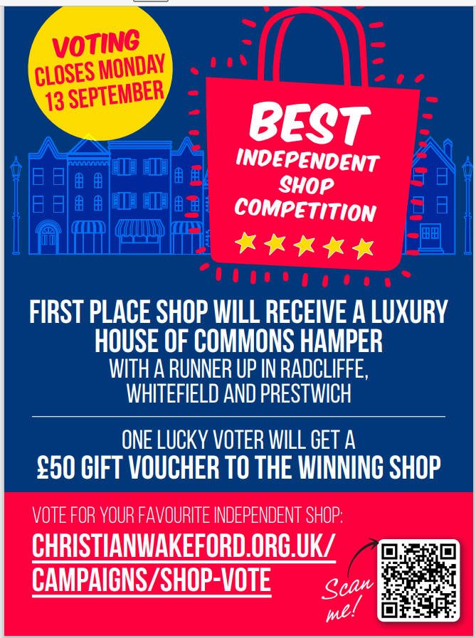 BreakfastClaire's tweet photo. We are extremely proud to have been nominated in this Best Independent Shop Competition.

THANK YOU!

Now, if you would like to vote for us to win, scan the poster when you come and see us, scan the QR code below, or get clicky with it!

https://t.co/Qim98jaFq3

#Prestwich #Cafe https://t.co/1QBcInym8Y