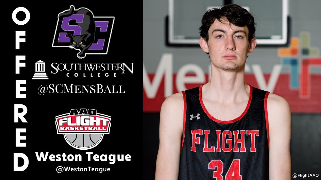 FlightAAO's tweet photo. Congrats to @WestonTeague on his offer from @SCMensBall ! Hard work pays off! We are proud of you! #FlightStrong https://t.co/Gwfhs2cjxd