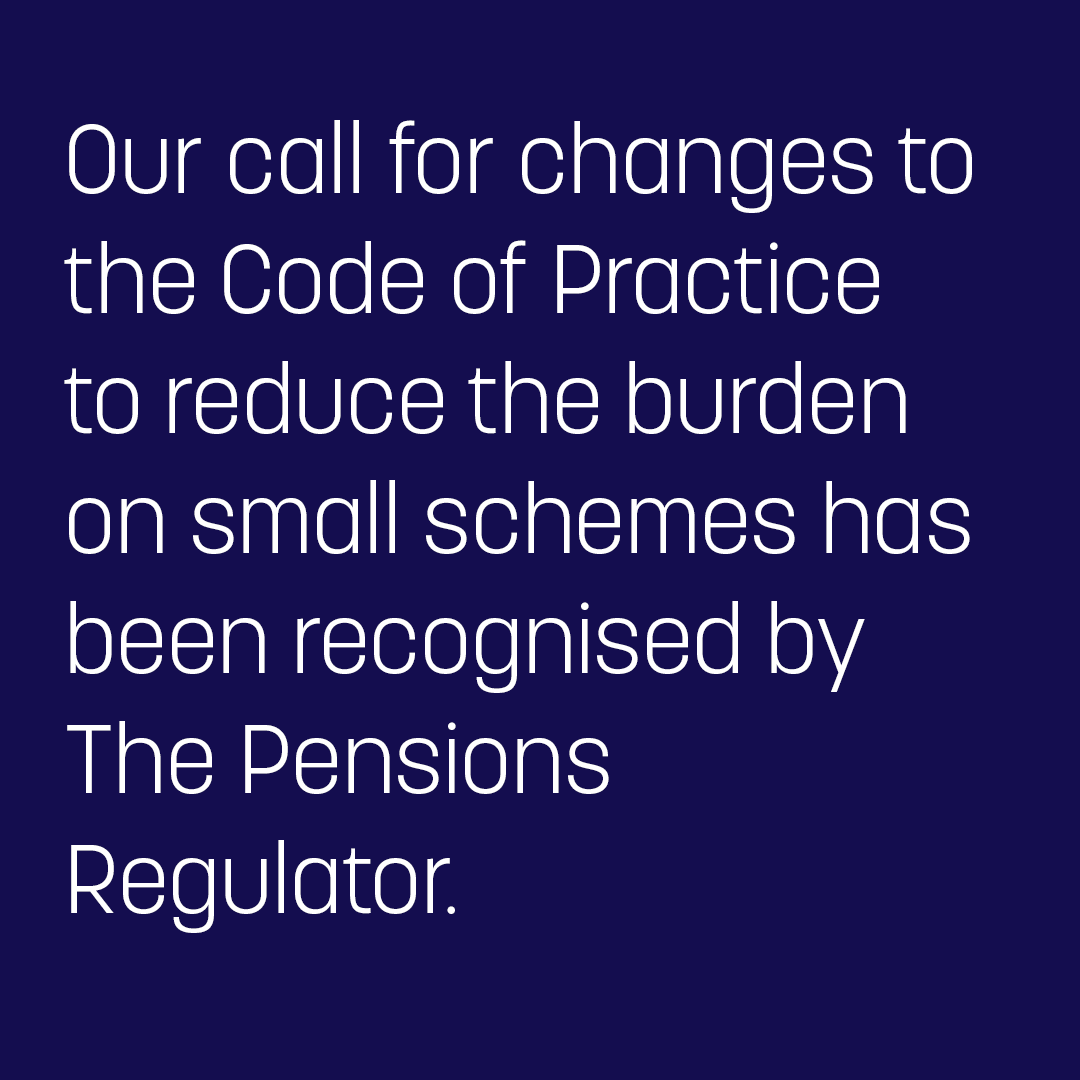 Atkintweets's tweet photo. We expressed our concerns about the 'Own Risk Assessment' to the Pensions Regulator. As a result, they recognised:

‣ The work the ORA would entail
‣ The timeframe
‣ The burden it would place on smaller schemes

For more information call 07799 094392.

#Pensions #SmallSchemes https://t.co/A4epvXTrdU