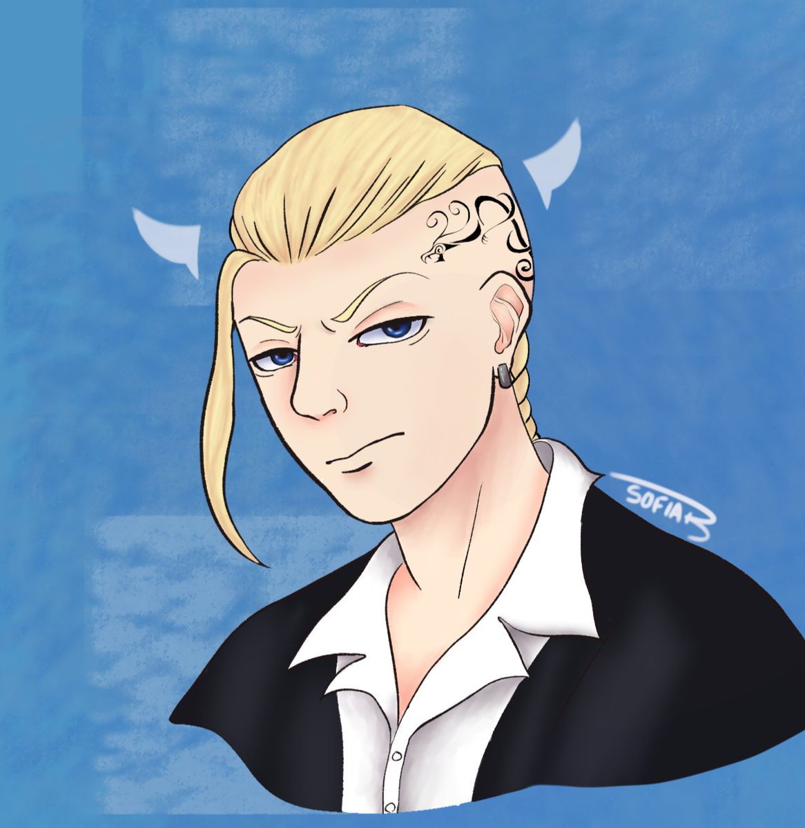 SofiaBskdsn's tweet photo. I started watching Tokyo Revengers and wanted to try a new tablet so here's a simple drawing of Draken 🥵
.
.
#tokyorevengers #tokyorevengersfanart #draken #drakentokyorevengers #drakentokyorevengersart #digitalart #digitaldrawing #digitalartist #fanart https://t.co/Y39pyP4NIn