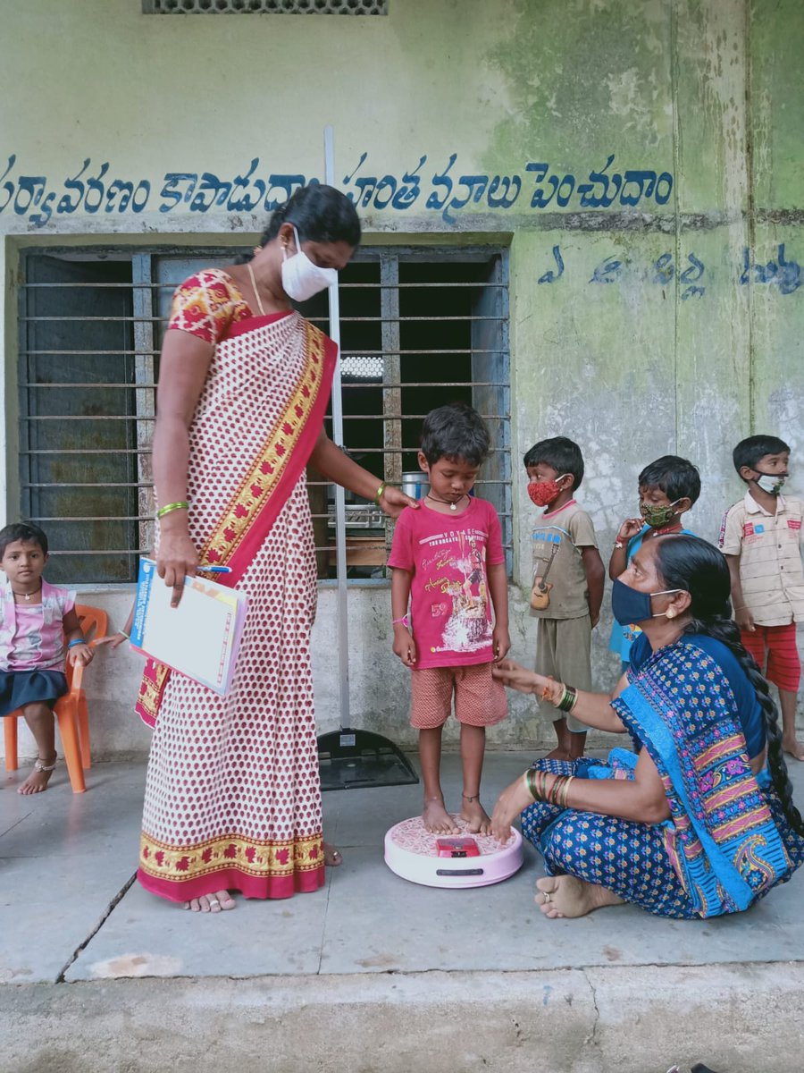 WCDWARANGALR's tweet photo. #POSHANMaah2021 -Day 7, Special Growth Monitoring Drive in Anganwadi Center's; every parent should ensure their child is growing well.
@Collector_WGL 
@MinistryWCD 
@WCDTelangana 
@SatyavathiTRS 
@arjandewagt 
@khyati1686 
@SmitaSabharwal 
@neelmani1305 
@MoHFW_INDIA https://t.co/YdprGp8JLa