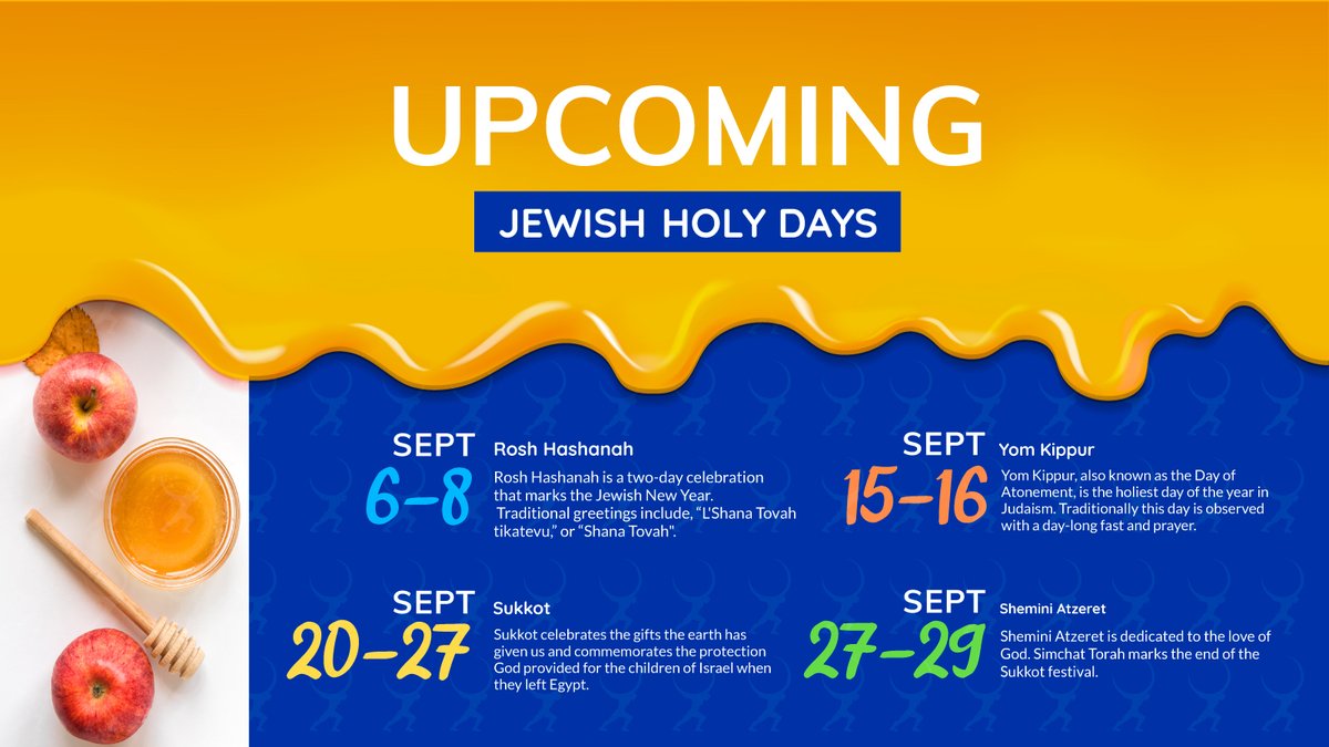 StratFS's tweet image. Shanah Tova to all who are celebrating! 🍎🍯