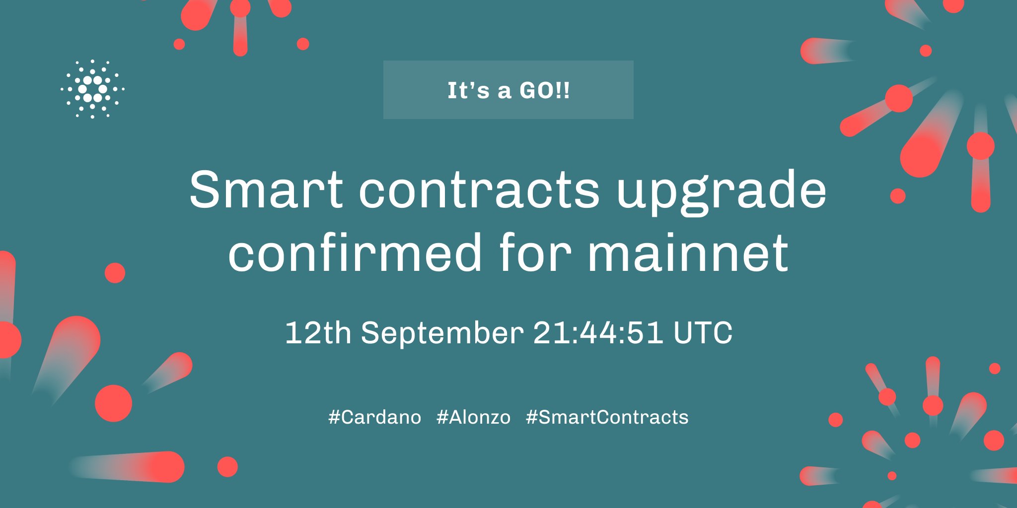 Input Output Launch Confirmed Today Around 17 26 Utc We Successfully Submitted An Update Proposal To The Cardano Mainnet To Trigger A Hard Fork Combinator Event On Sunday Cardano Ada