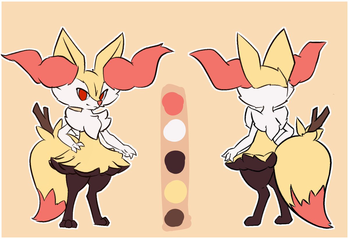 Braixen reference.