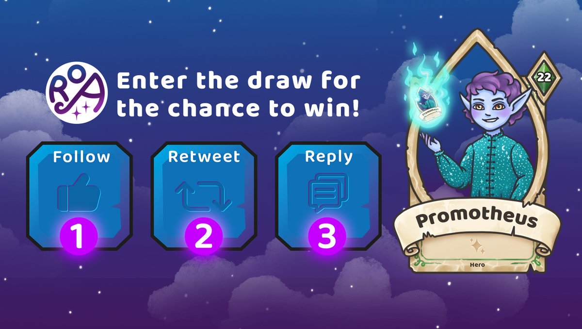 RealmsOfArkovia's tweet photo. Another "Promotheus" giveaway, mark your calendar for the "Tomb of the Heroes" pack drop this Friday 10th, Pre-Sale 20:00 CET, Main Sale 20:30 CET!

1⃣ Follow us
2⃣ Retweet this
3⃣ Reply with your Wax address

Winner announced tomorrow.
#NFTGiveaway #NFTs #WAXgaming https://t.co/2QH2W1OWzK