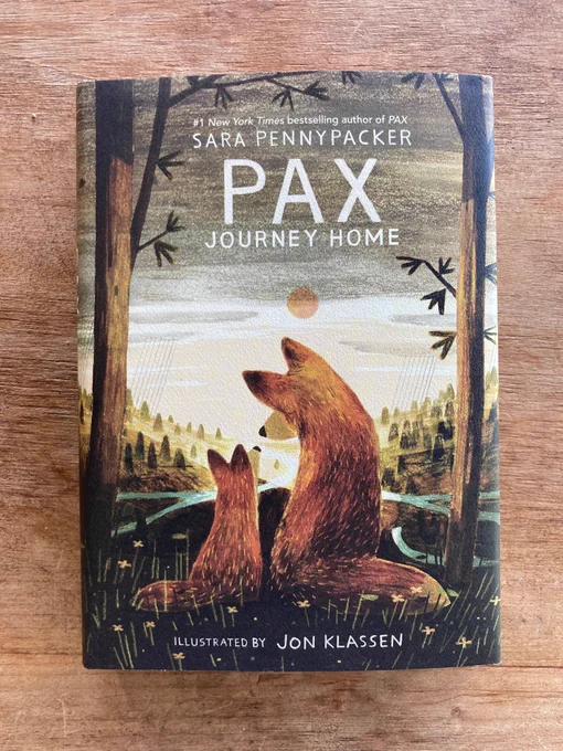 Happy publication day to Pax Journey Home by @sarapennypacker ! It was a real pleasure illustrating it. 