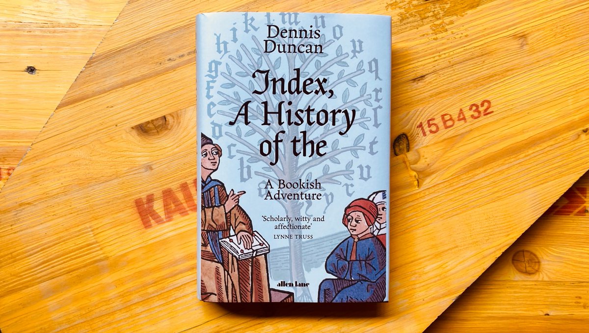Libreria London (@librerialondon) on Twitter photo The Libreria Podcast - new episode - “Index, A History of the”
We welcome <a href="/djbduncan/">Dennis Duncan</a> who enthuses about how the book index came to be, its uses and abuses, Norman Mailer’s vanity, and the influence of the index on the internet and Google.
🎧 here bit.ly/3nciorx The Libreria Podcast - new episode - “Index, A History of the”
We welcome <a href="/djbduncan/">Dennis Duncan</a> who enthuses about how the book index came to be, its uses and abuses, Norman Mailer’s vanity, and the influence of the index on the internet and Google.
🎧 here bit.ly/3nciorx