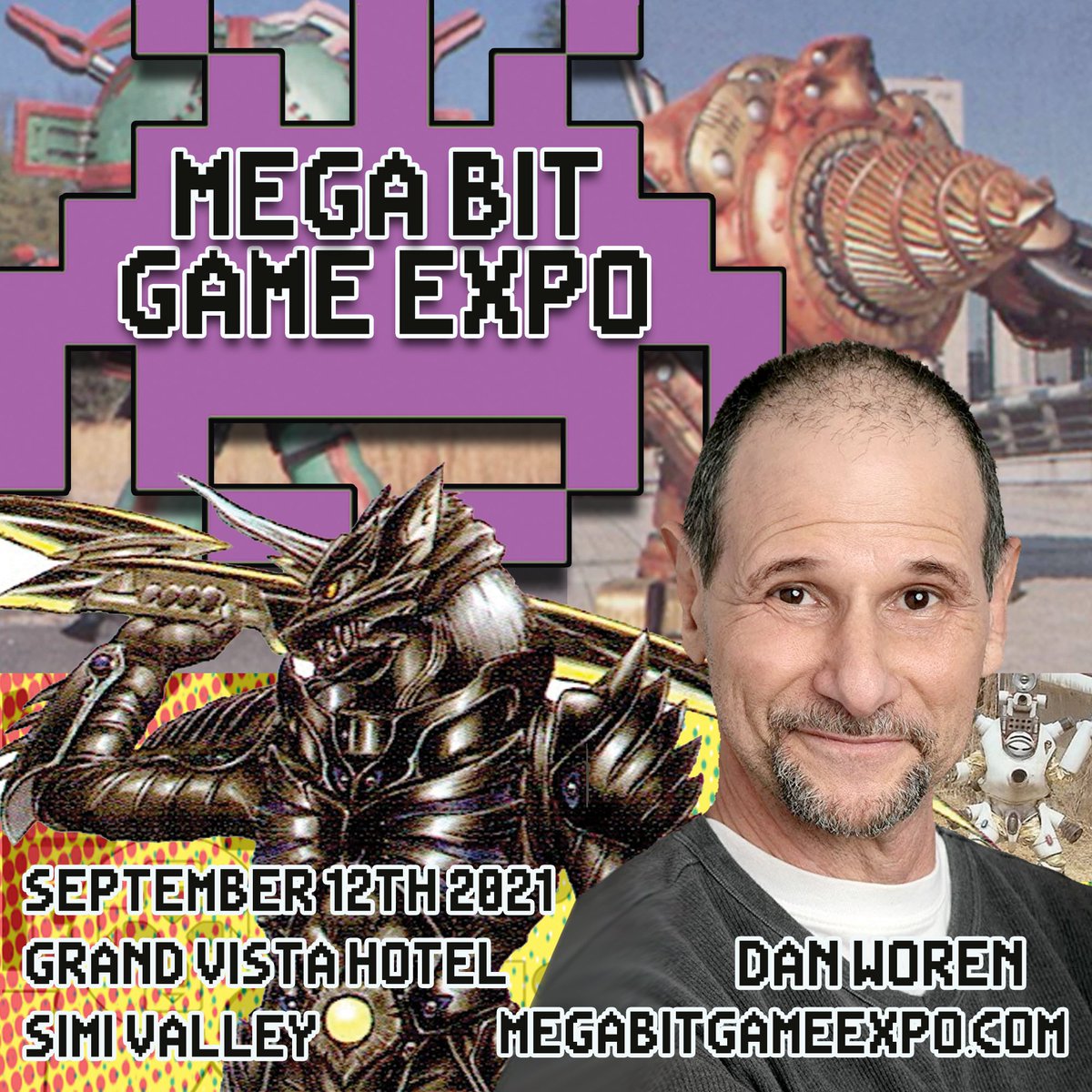 MegabitGameExpo's tweet photo. Which one of #DanWoren’s voice rolls is YOUR favorite? Is it from #Robotech? #Bleach? #fireemblem? MORE?! Come meet Dan and our other amazing guests @epicvoiceguy and @marcdurrant while shopping for #videogame swag and checking out the incredible @ArtofNP art gallery. https://t.co/zbgYczwgu8