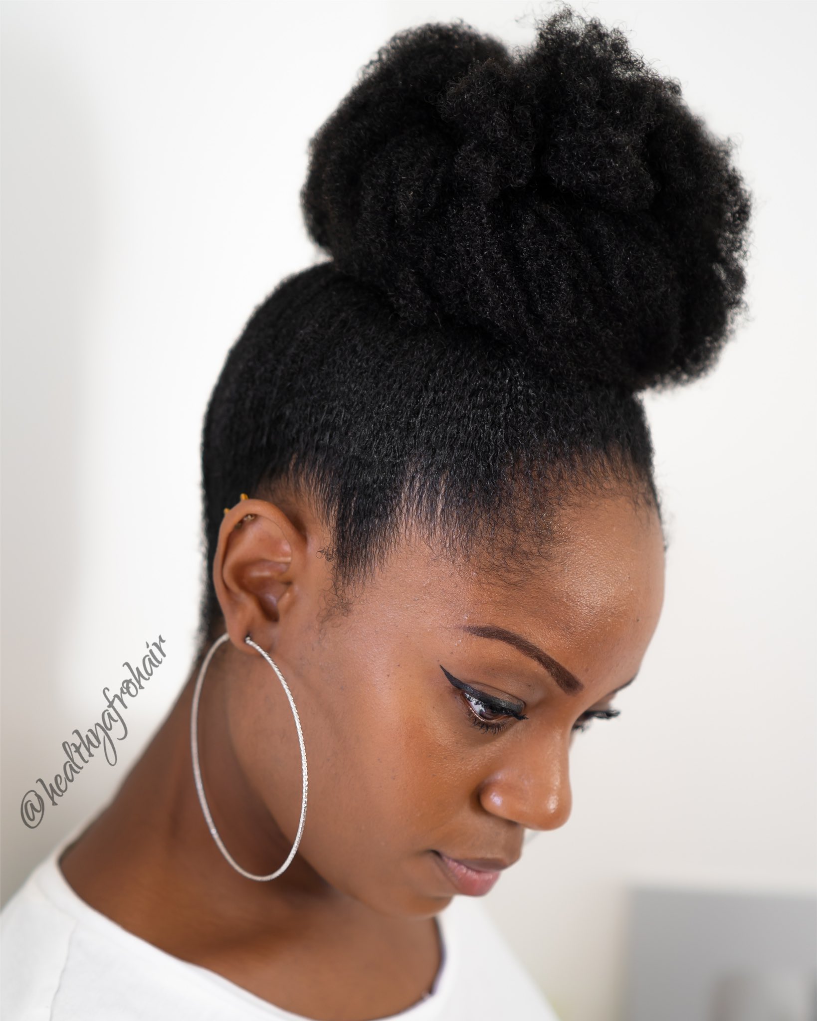 Afro Bun Hairstyles | TikTok