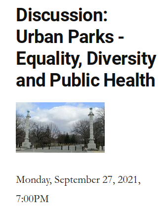cthumanist's tweet image. Sept. 27 HAC Monthly Discussion - Urban #Parks and Public #Health
meetup.com/cthumanist/eve…