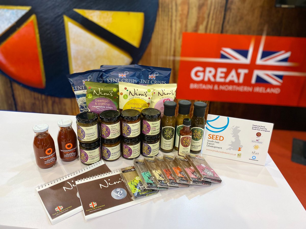nickheathUKGov's tweet photo. Such a good feeling to have UK 🇬🇧 and Scottish 🏴 pavilions at a trade fair in Hong Kong for the first time in 18 months. Come see us at #HOFEX to sample over 100 world class food & drink products from across the UK. https://t.co/I4zeDbNHdc