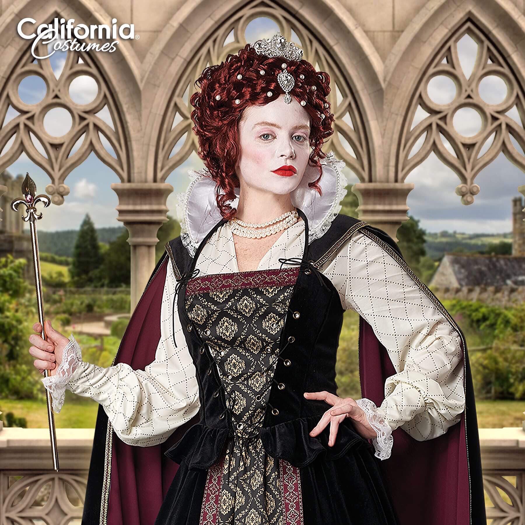 Elizabethan Era Queen Women's Costume