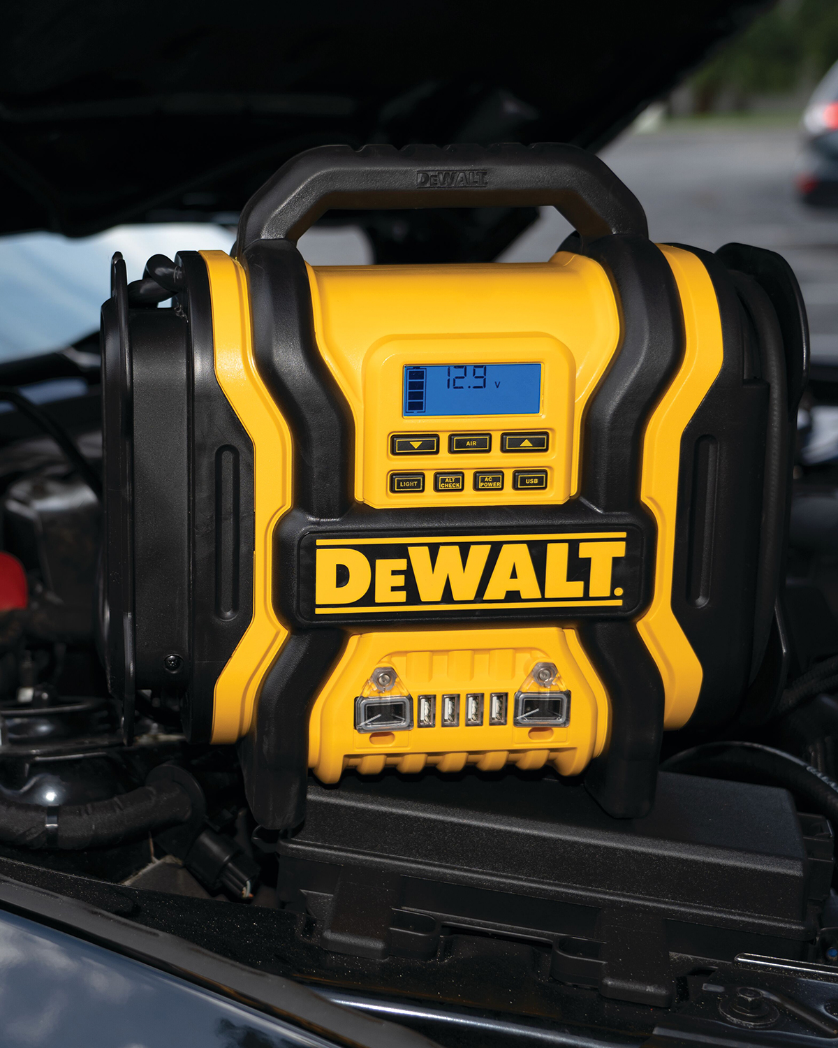 DEWALT on Twitter "Jumpstart batteries, inflate tires, light up dark