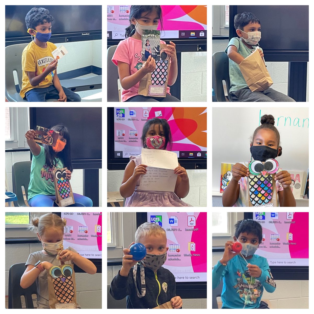 Loved hearing some of our classmates share their “Owl” About Me bags today! <a href="/RLC_Coyotes/">Rosa Lee Carter ES</a> <a href="/RLCPrincipal/">Diane Insari</a> #rlcbettertogether