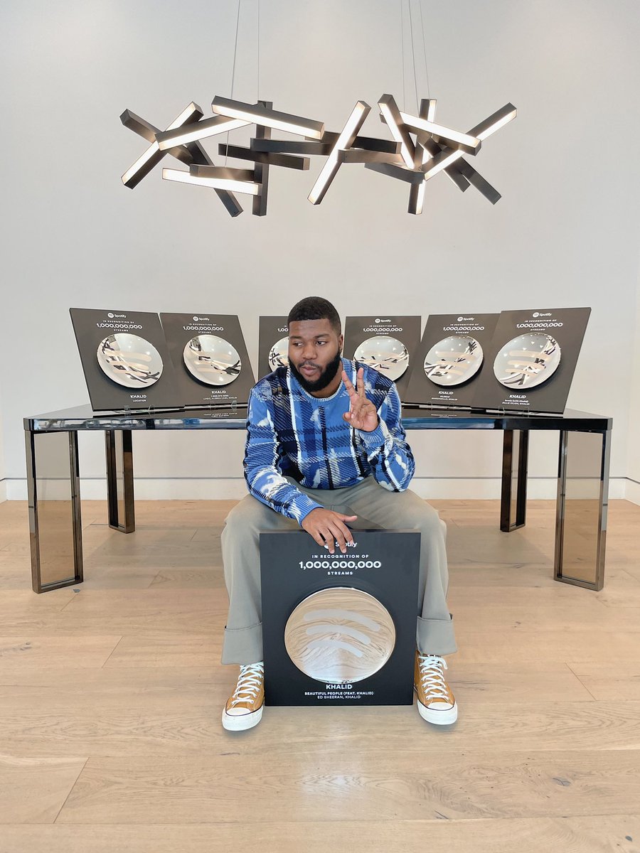 thegreatkhalid's tweet photo. 7 billion streams.
Forever thankful @Spotify 
on to the next one https://t.co/IkYrhIwD8d