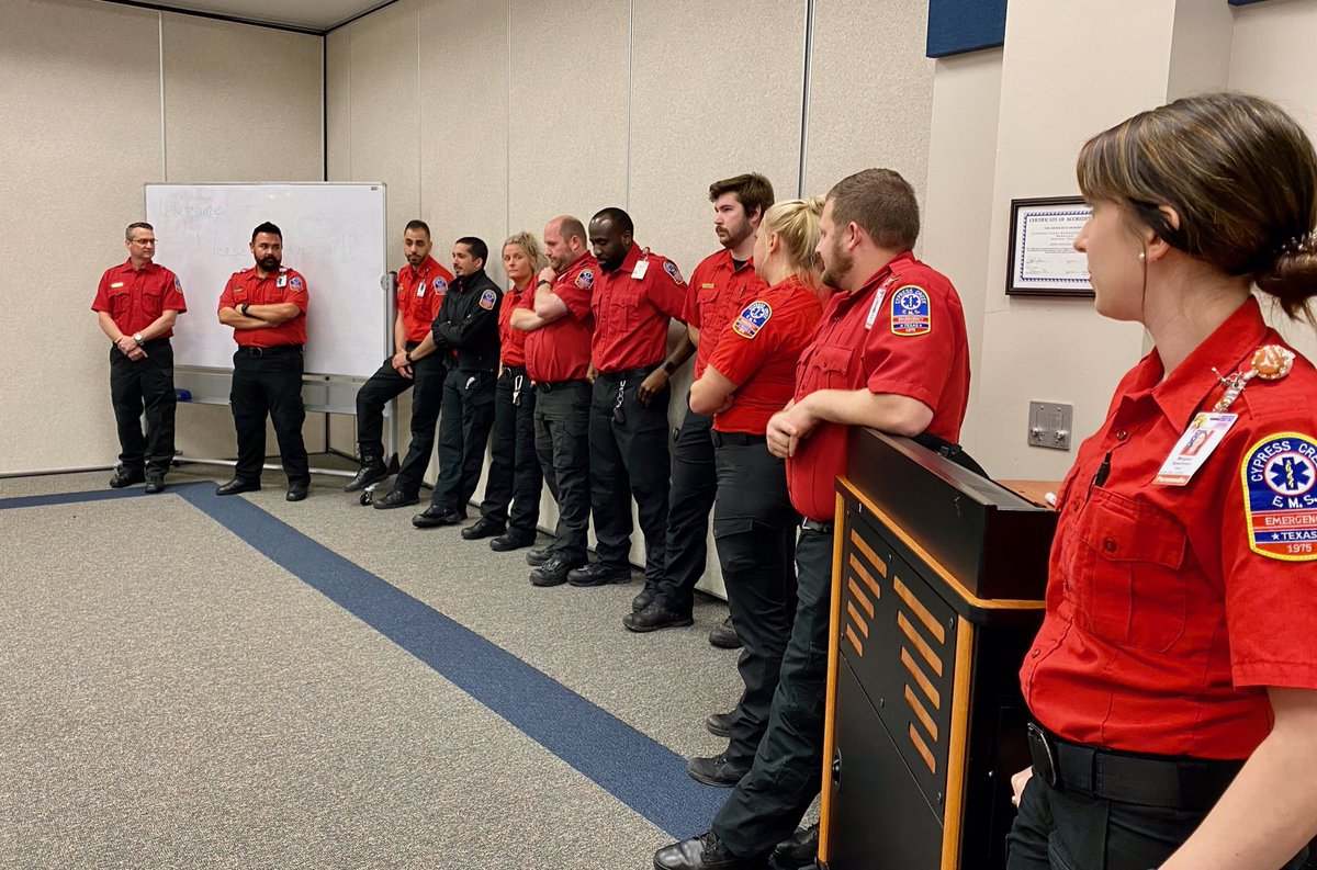 The CCEMS 2021-2022 Paramedic Class officially kicked off today! #ccemstx #emergencymedicine #Futureparamedics