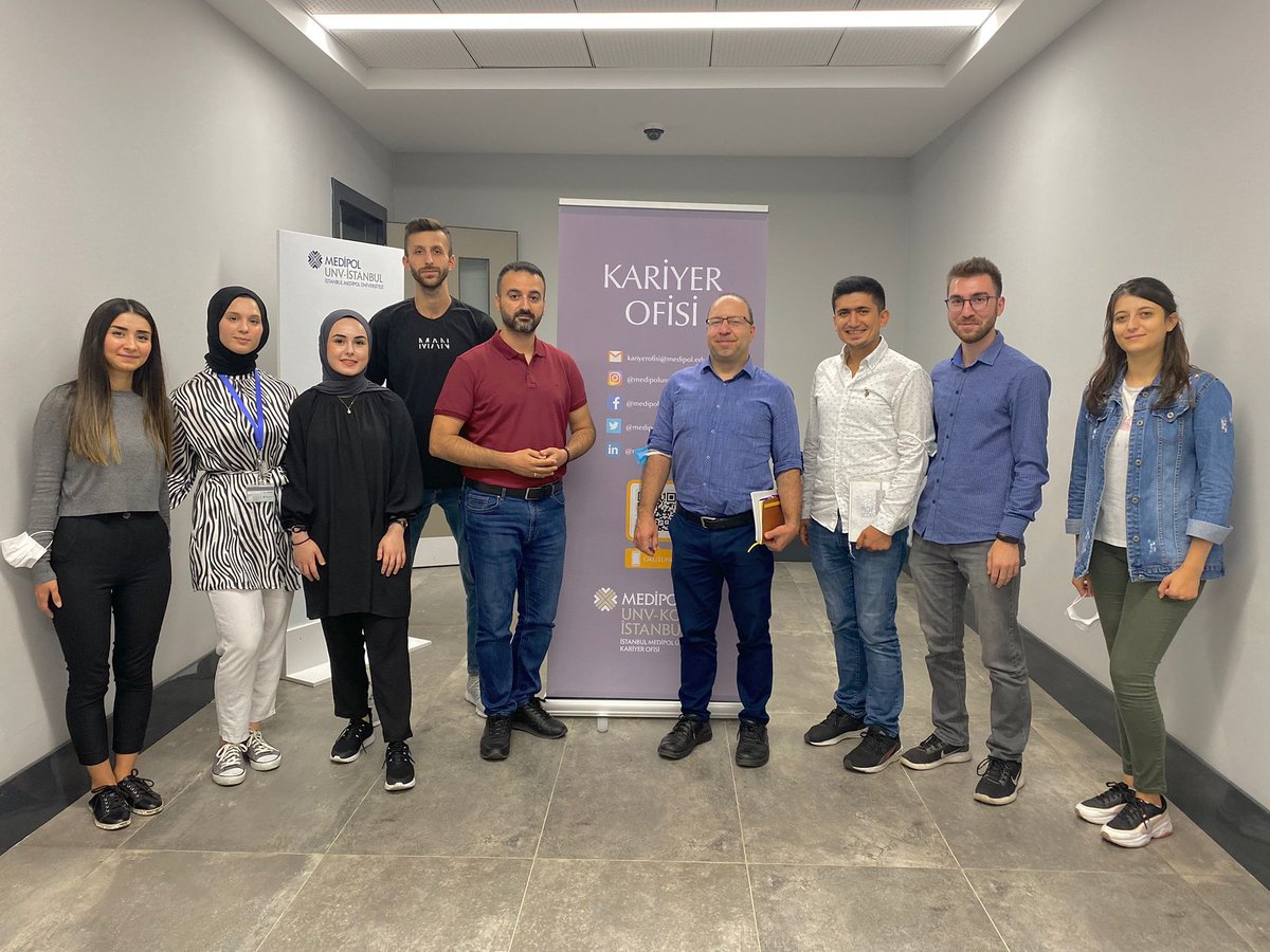 Kurumsal görüşmelerimiz tüm hızıyla sürüyor. Medipol Üniversitesi Kariyer Merkezi  harika ekibi  ile bir araya gelerek ofis faaliyetlerimizi ve öğrencilere sunacağımız kariyer fırsatlarını  nasıl zenginleştirebiliriz üzerine verimli bir görüşme gerçekleştirdik.

#kariyer